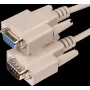 D-SUB pagarinājuma kabelis ShiverPeaks AK 2303 9-pin savienotājs, 3 m