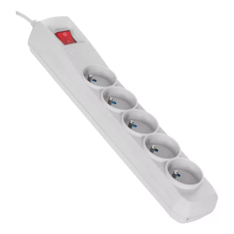 Activejet pelēks pagarinātājs ar vadu ACJ COMBO 5G/1,5M/BEZP. AUT/S