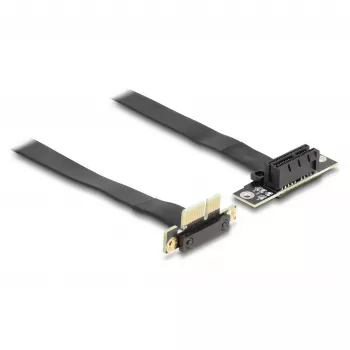 Riser karte DeLOCK 88042 PCI Express x1 vīrišķais 90° leņķa savienotājs ar 30 cm kabeli