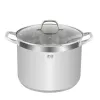 Resto Kitchenware Libra 13 L apaļš nerūsējošā tērauda katls 22 cm