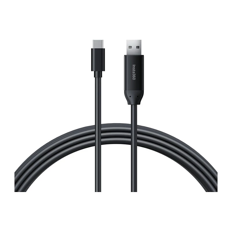 USB-A uz USB-C kabelis Insta360 Connect Īpaši garais 10 m — datu un uzlādes kabelis USB-C ierīcēm