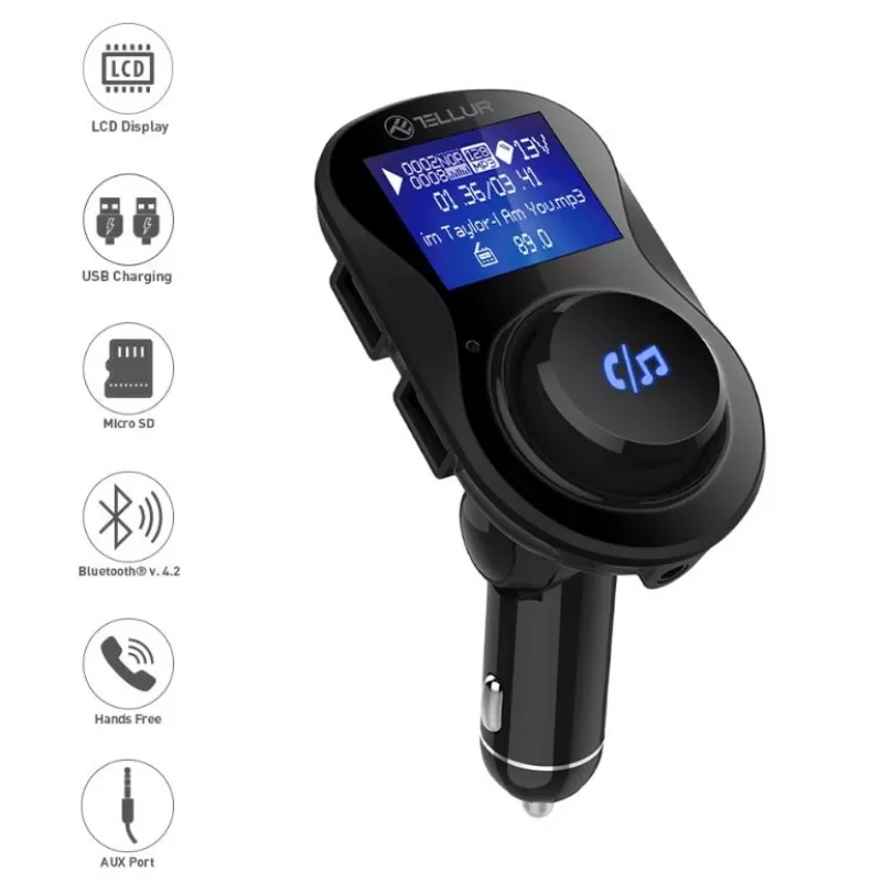Tellur FMT-B3 auto FM modulators, melns