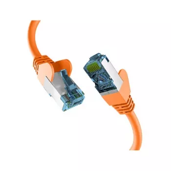 EFB-Elektronik RJ45 Patch Kabelis Cat.7 ORANŽS 25m S/FTP PIMF Tīkla Kabelis LAN DSL