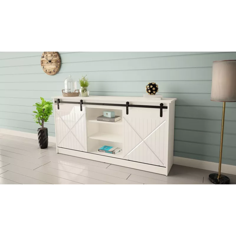 kumode 160x80x35 GRANERO balts/glancēti balts