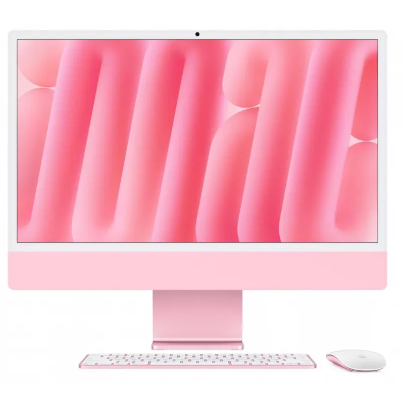 Apple iMac 24 collu M4 8/8, 16GB, 256GB SSD - Rozā