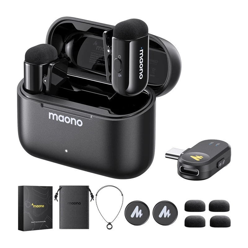 Bezvadu mikrofons MAONO WM622 PC2