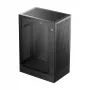 PC korpuss DeepCool CH170 PLUS Tower Black — micro-ATX/mini-ITX, rūdīts stikls, USB-C, barošanas bloks augšpusē