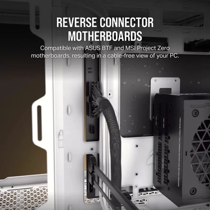 Corsair 2500D AIRFLOW Micro ATX Divkameru PC korpuss – Balts CC-9011264-WW