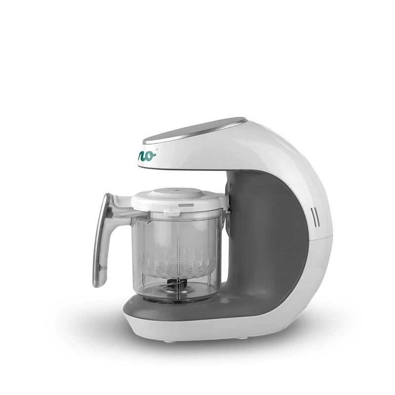 Baby pārtikas pagatavotājs Neno Cibo 300 W, 0.3 L bļoda, tvaicēšana un blendēšana, uzsildīšana, pelēks/balts