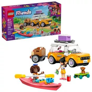 LEGO Friends piedzīvojumu komplekts 42659 Adventure Trip with Friends, 220 gabali, 2 minifigūras, vecumam no 6 gadiem