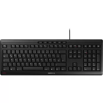 Tastatūra CHERRY STREAM JK-8500DE-2 Office USB QWERTZ Melna