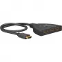 Goobay HDMI Slēdzis 3 uz 1 (4K @ 30 Hz) | 58487 | Melns | HDMI sieva | 3 HDMI sievas | 0.58 m