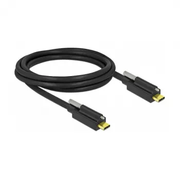 USB Type-C kabelis DeLOCK 84138 2m Melns