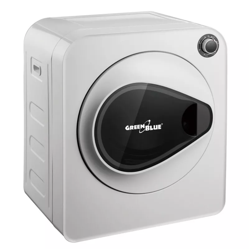 Veļas žāvētājs GreenBlue GB405 — elektrisks 830W, 3 kg ietilpība, mini ceļojumu modelis