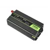 Green Cell INV09 tīkla sprieguma pārveidotājs 12V->230V 1000W melns