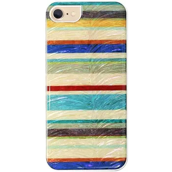 Aizsargmaciņš iKins Apple iPhone 8/7, balts, plāns, precīzi pieguļošs