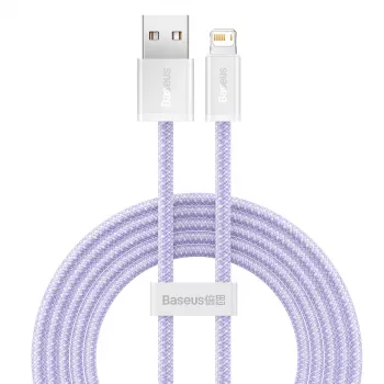 Baseus Dynamic kabelis USB uz Lightning, 2.4A, 2m (Violeta)