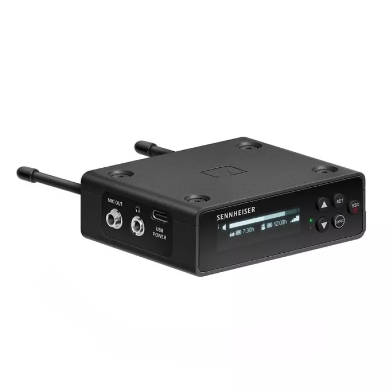 Sennheiser EW-DP 835 SET (R4-9) - kameras komplekts ar miniatūru raidītāju un rokas mikrofonu ar MMD 835 kapsulu, 552-608 MHz