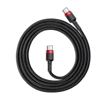 USB-C uz USB-C kabelis Baseus CATKLF-G91 1 m, melns