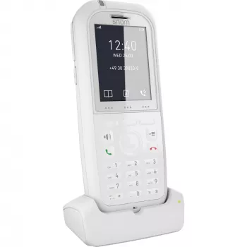 Snom M90 DECT telefona klausule ar zvanītāja ID, balta