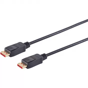 ShiverPeaks DisplayPort kabelis S/CONN 10-76015 0,5 m Melns
