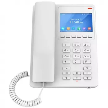 Bezvadu IP telefons Grandstream GHP630W — HD Audio, Wi-Fi, austiņu atbalsts darbam pie galda un mobilai lietošanai