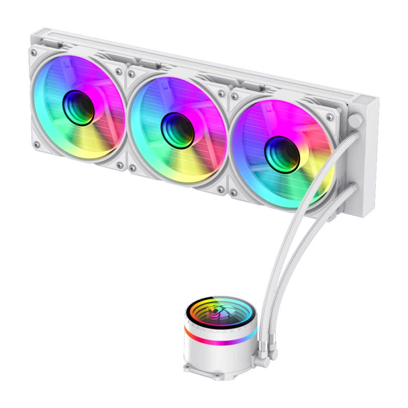 Gamemax ICEBURG 360 INFINITY WH | Šķidruma dzesēšanas sistēma CPU | Balta