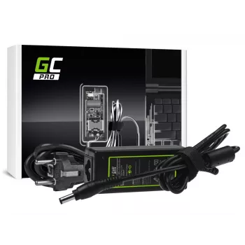 Green Cell AD54P barošanas adapteris / invertors Toshiba Satellite 19V 2.37A 45 W Melns