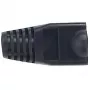 Equip kabeļa zābaciņš, melns, RJ-45, 28 mm, 105 g, 100 gab.