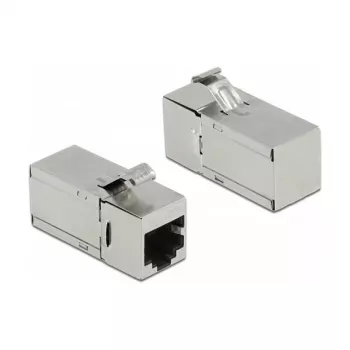 DeLOCK Keystone modulis RJ45 ligzda uz RJ45 ligzdu Cat.6A 90° leņķī