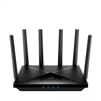 Bezvadu maršrutētājs Cudy BE6500 Gigabitu divjoslu Wi‑Fi 7 (802.11be), 2.4/5 GHz, 4x Gigabitu LAN, ARM četrkodolu 2 GHz
