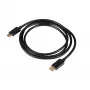Akyga AK-AV-10 DisplayPort kabelis, spraudnis–spraudnis, zeltīti spraudņi, 1,8 m, melns