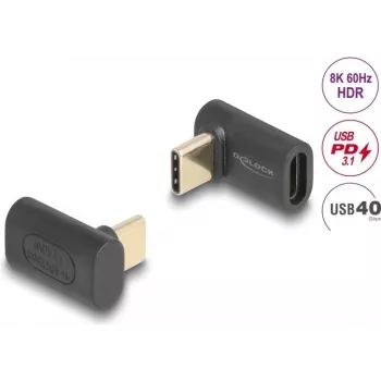 USB-C adapteris DeLOCK 60246 40 Gbps USB Type-C PD 3.1 240 W 8K 60 Hz