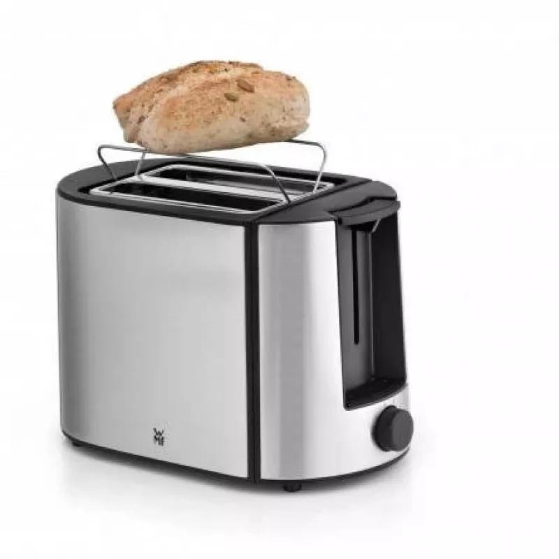 Toasteris WMF Bueno Pro 6 — 2 šķēlēm, 870 W, sudrabs/melns