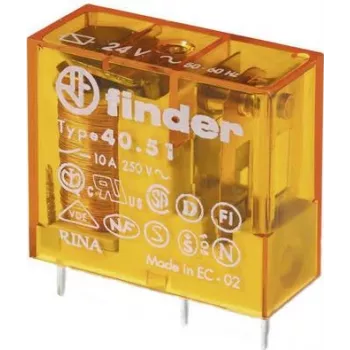 Finder PCB jaudas relejs 24 VAC 1.2 VA (40.51.8.024.0000)