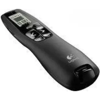 Logitech R800 PRO – prezentācijas tālvadības pults, 2.4 GHz, 30 m, AAA, USB, melna
