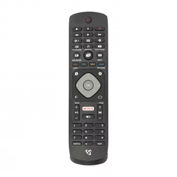 Universālā tālvadības pults SBOX RC-01404 Philips televizoriem — saderīgs aizvietotājs