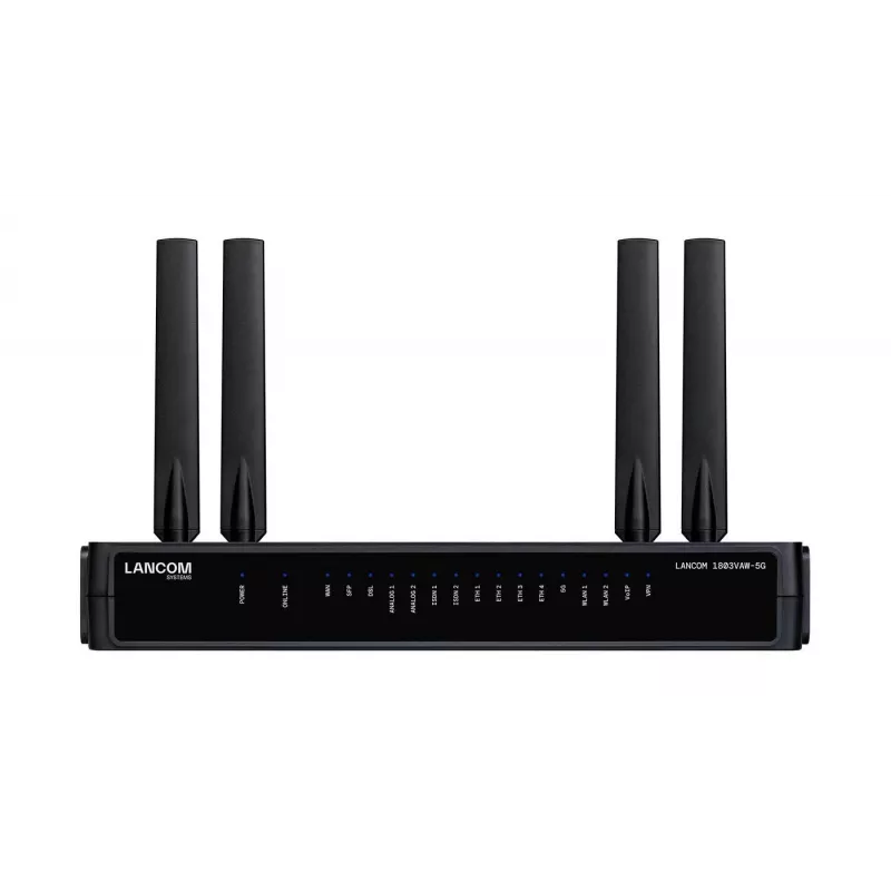 LANCOM 1803VAW-5G (EU) maršrutētājs ar 5G, VDSL un Wi-Fi 6