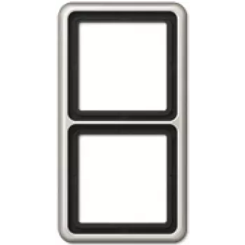 JUNG CD 582 PT. Produktfarbe: Platin, Markenkompatibilität: JUNG, Material: Aluminium. Breite: 81 mm, Höhe: 152 mm (CD582PT)