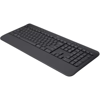 Logitech Signature K650 - Bezvadu tastatūra - Bluetooth 5.1 - QWERTY spāņu - Grafīts (920-010917)