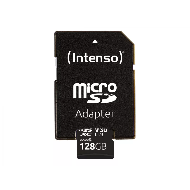 Intenso 128GB microSDXC atmiņas karte Class 10 ar adapteri