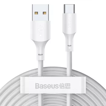 USB kabelis Baseus TZCATZJ-02 1.5 m USB A USB C Balts