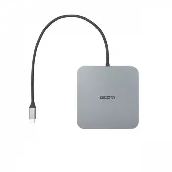 DICOTA D32057 USB-C centrmezgls 10000 Mbit/s Sudraba