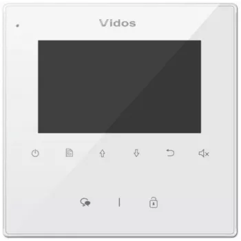 Vidos Duo M1022W Video Domofona Monitors