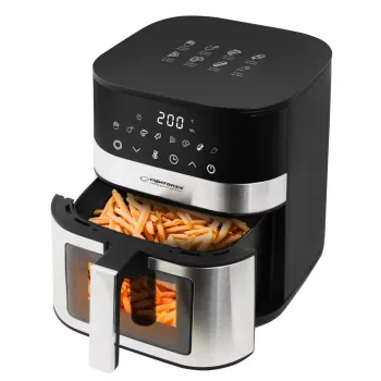 Bez eļļas fritieris ESPERANZA Pesce Alla Griglia 5 L, 1400 W, 8 programmas, 200°C, skārienvadība