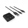 RØDE AI-Micro mobilā audio saskarne, 2x 3,5 mm TRS/TRRS ieejas, 3,5 mm austiņu izeja, USB-C, melna