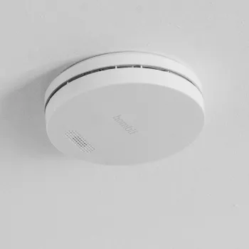Bezvadu fotoelektriskais dūmu detektors Hombli HBSA-0109 Balts