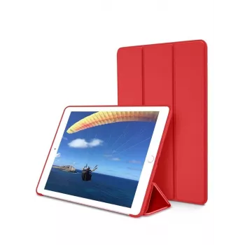Ādas maciņš planšetdatoram Devia iPad Air 2019 / iPad Pro 10.5 ar Pencil slotu, Sarkans