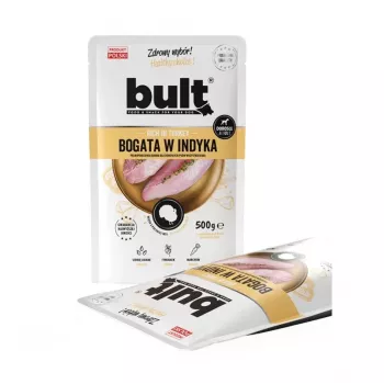 Slapjā suņu barība BULT Rich in Turkey 100 g – pilnvērtīgs konservs pieaugušiem suņiem