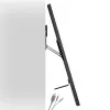 Maclean MC-481 Ultra plakans TV sienas stiprinājums 37-80 collu plakaniem un izliektiem televizoriem, līdz 75 kg, VESA 600x400